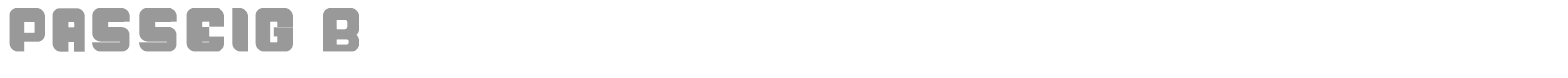 Passeig font preview